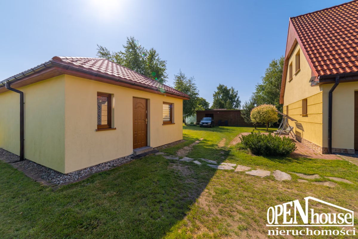 Stare Bielice | dom z ogrodem, dodatkowym budynkiem mieszkalnym i garażem - obrazek 37