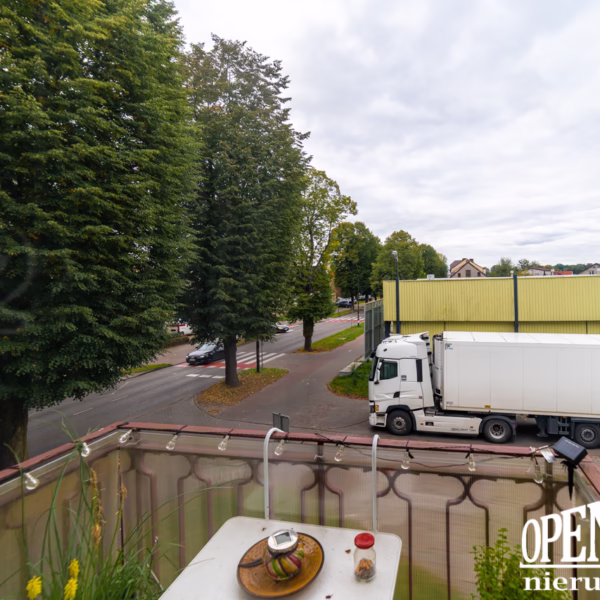 Balkon z salonu – mieszkanie na sprzedaż Białogard 1 Maja, 1 piętro