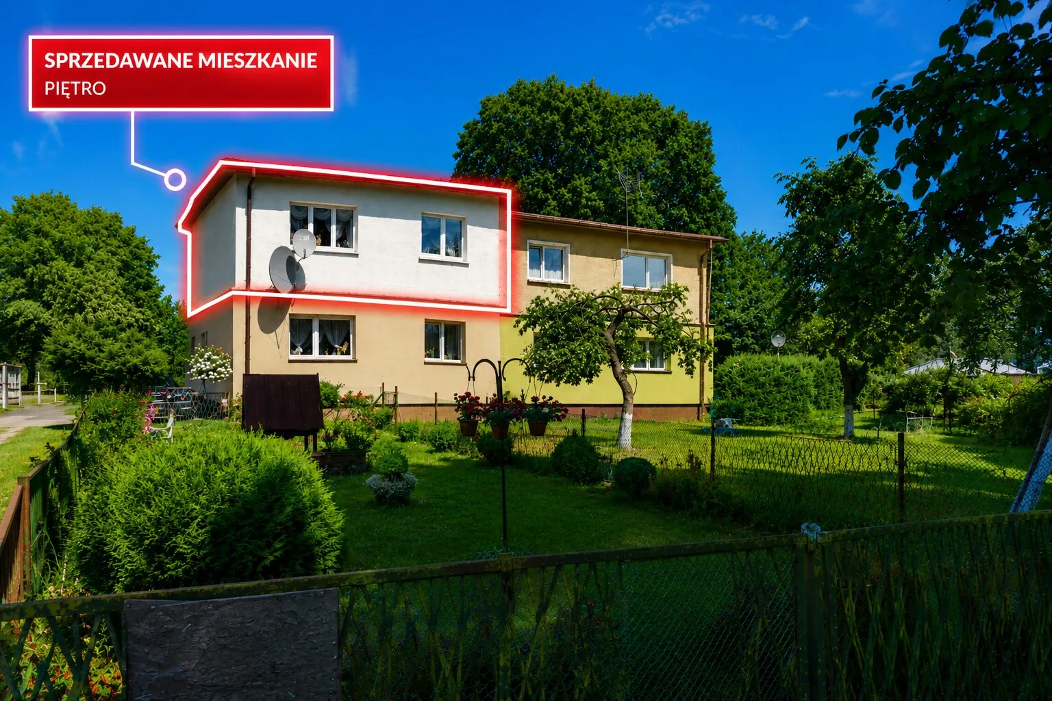 🏡 Mieszkanie blisko Kołobrzegu – bezczynszowe, 2 ogródki, ogrzewanie gazowe 2 Budynek czterorodzinny w Gąskowie – mieszkanie blisko Kołobrzegu